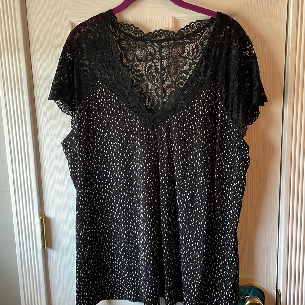 Tori’s lace shirt . worn twice